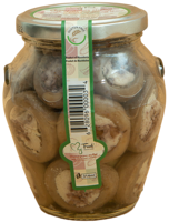 Champignons stuffed cheese and walnuts